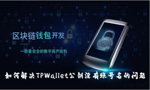 如何解决TPWallet公钥没有账号名的问题